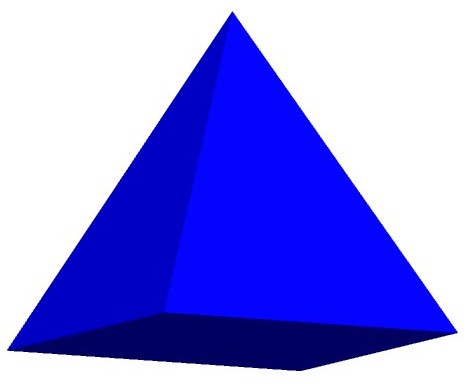 pyramid shape clipart