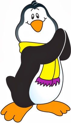 Penguin clapping hands clipart gif