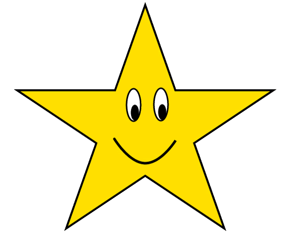 Gold Star Clipart Free - Tumundografico