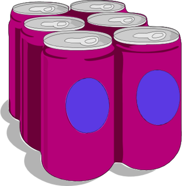 soda can drink - vector Clip Art