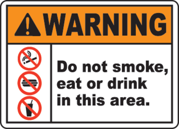 Do Not Eat Or Drink Sign Images & Pictures Becuo Clipart - Free to ...