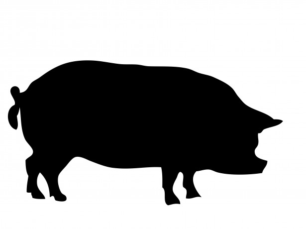 Pig Silhouette Clipart