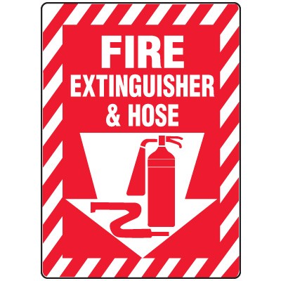 Fire Extinguisher & Hose Fire Sign