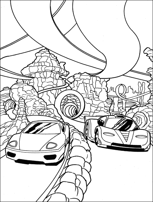 Race Car Coloring Pages