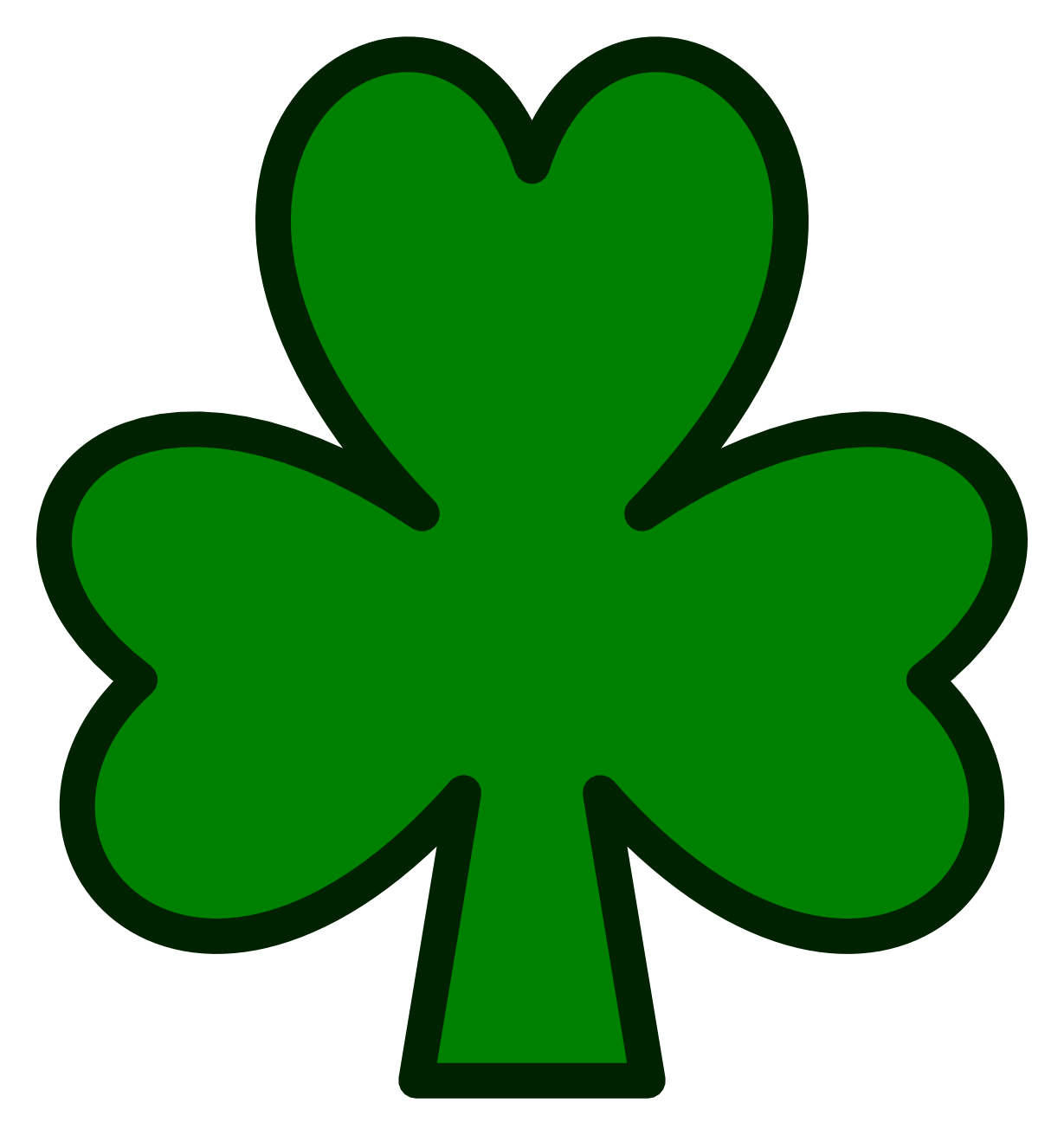 Clip Art Shamrock ClipArt Best