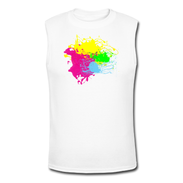 Colors Paint Splatter - Graffiti Graphic Design - Multicolor T ...