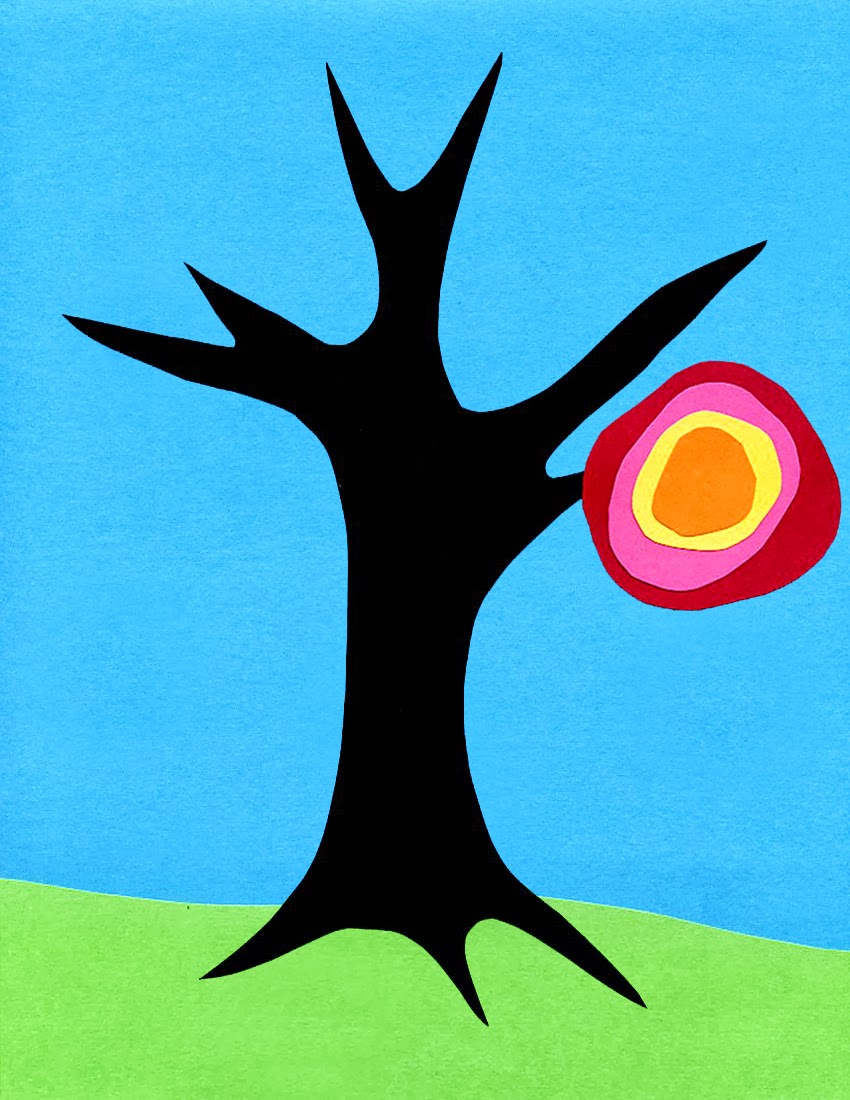 Art Projects for Kids: Kandinsky Fall Tree Tutorial