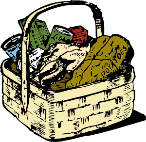 Food Basket Clip Art - vector clip art online ...