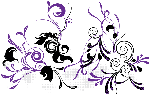 Free Vector Clipart :: Free Vector :: Vector Floral Swirls