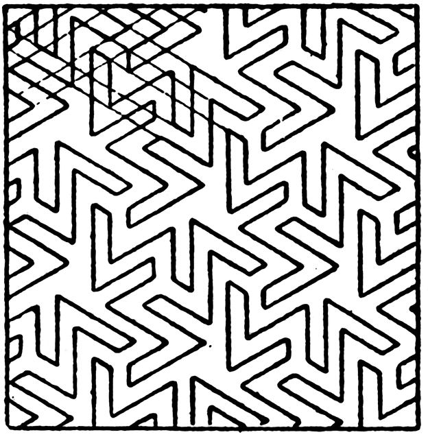 Arabian Mosaic Square Pattern | ClipArt ETC