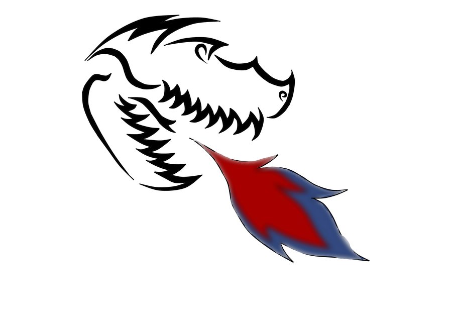 Fire Breathing Dragon Tattoo - ClipArt Best