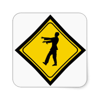 Zombie Hazard Sign - ClipArt Best