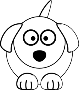 Black dog free clipart