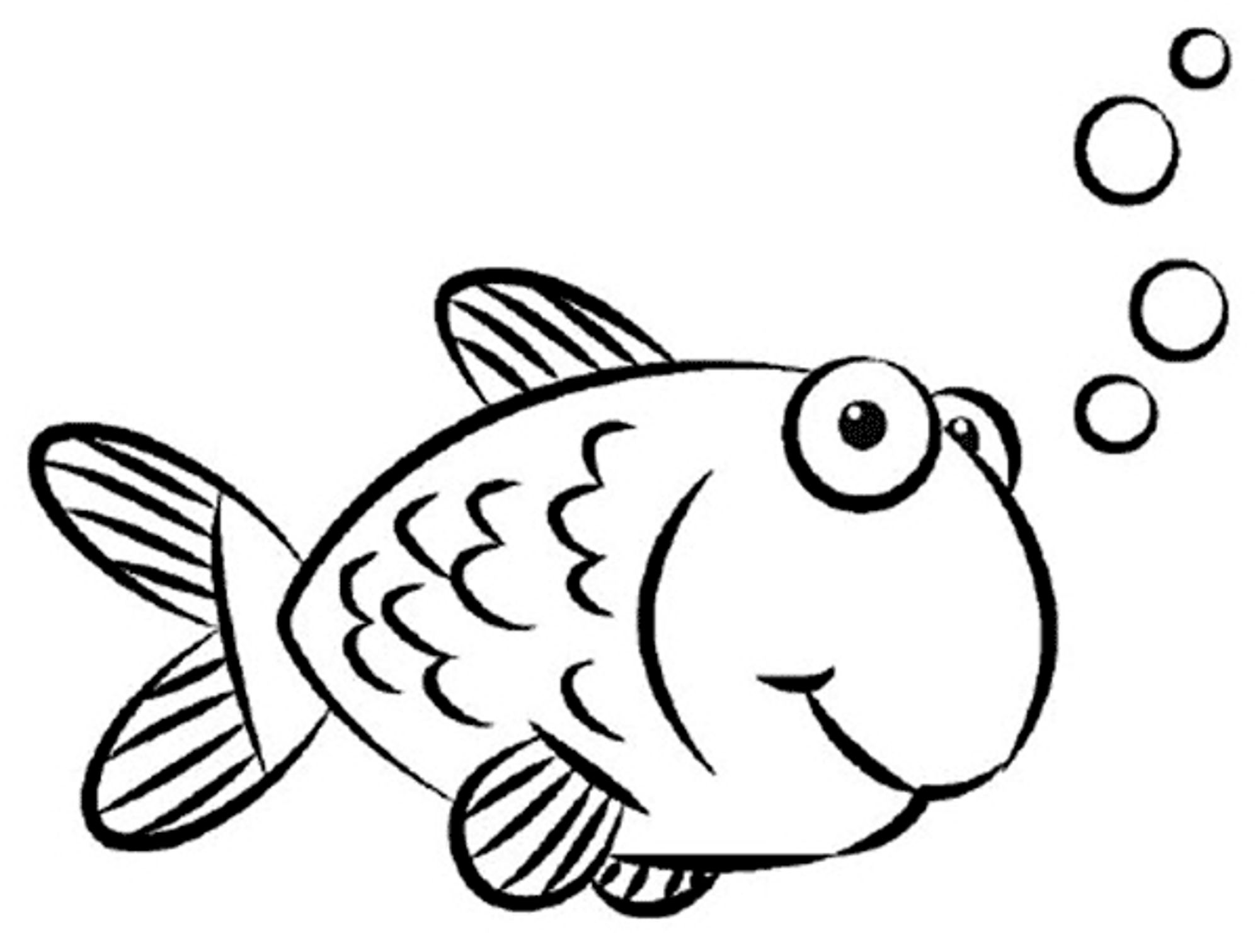 Simple Fish Drawing For Kids | Free Download Clip Art | Free Clip ...