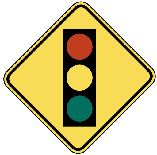 Stop light traffic light printable clipart image #27130
