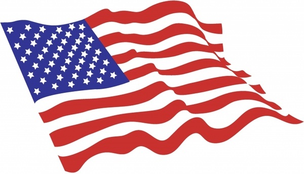 Us flag american flag free clip art clipart 4 - Clipartix