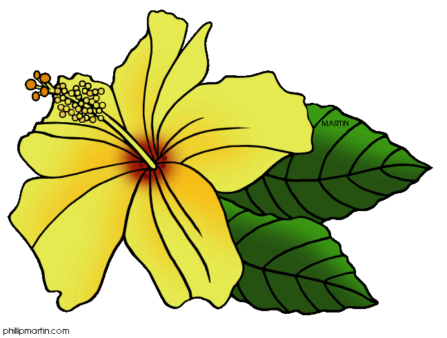 Yellow Hawaiian Flowers - ClipArt Best