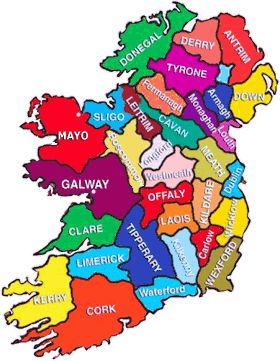 Ireland Map | USA, Ireland and ...