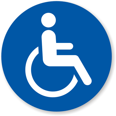 WHEELCHAIR ACCESSIBLE SIGN -