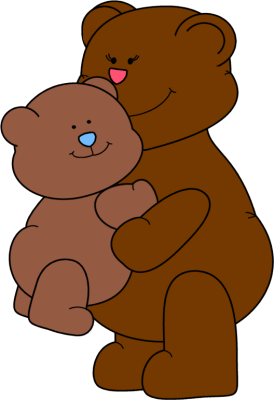 Clipart bear hugs