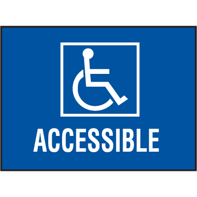 Handicap Accessible Decals | Seton