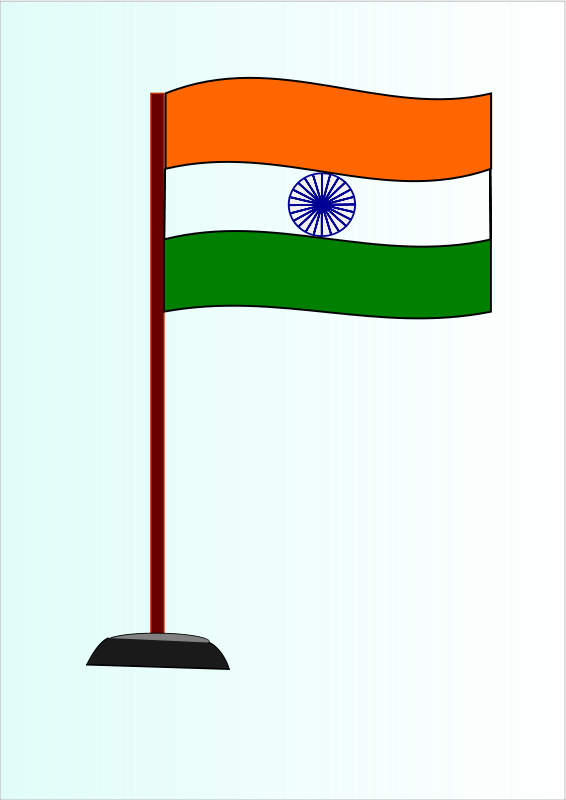 Indian national flag clipart