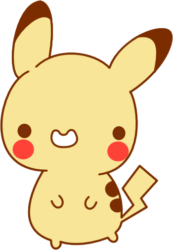 Kawaii Pikachu Vector by GeneralThao on DeviantArt