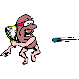 Racquetball Player clipart, cliparts of Racquetball Player free ...