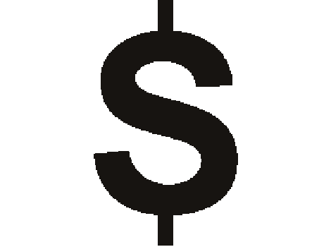 Dollar Sign Stencil