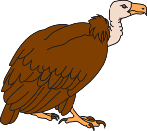 Big Brown Vulture Clip Art - vector clip art online ...