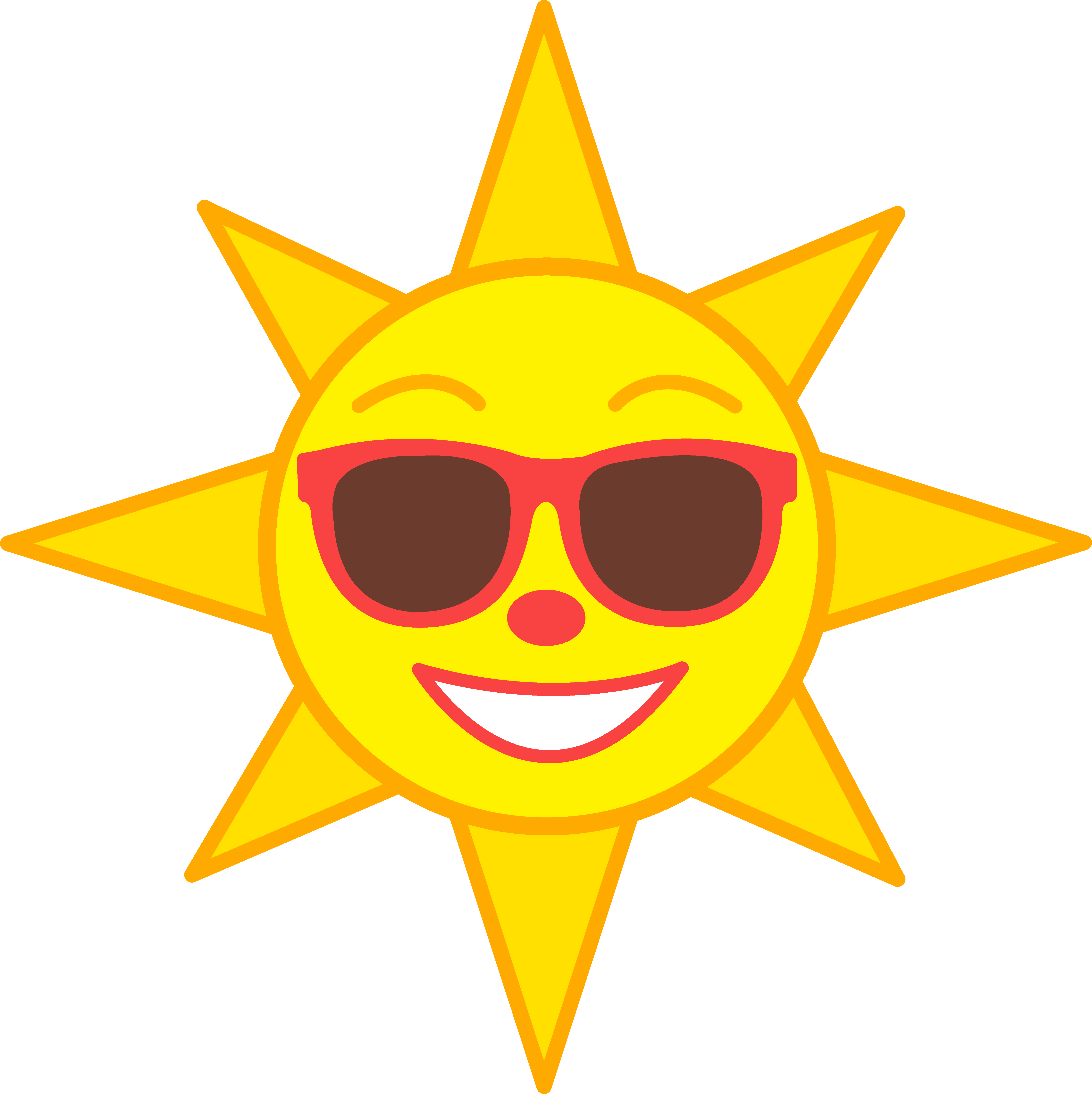 Cartoon Sun With Sunglasses - ClipArt Best