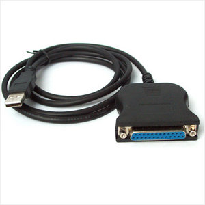 USB Parallel Printer Port Cable 25 pin female socket - Parallel ...