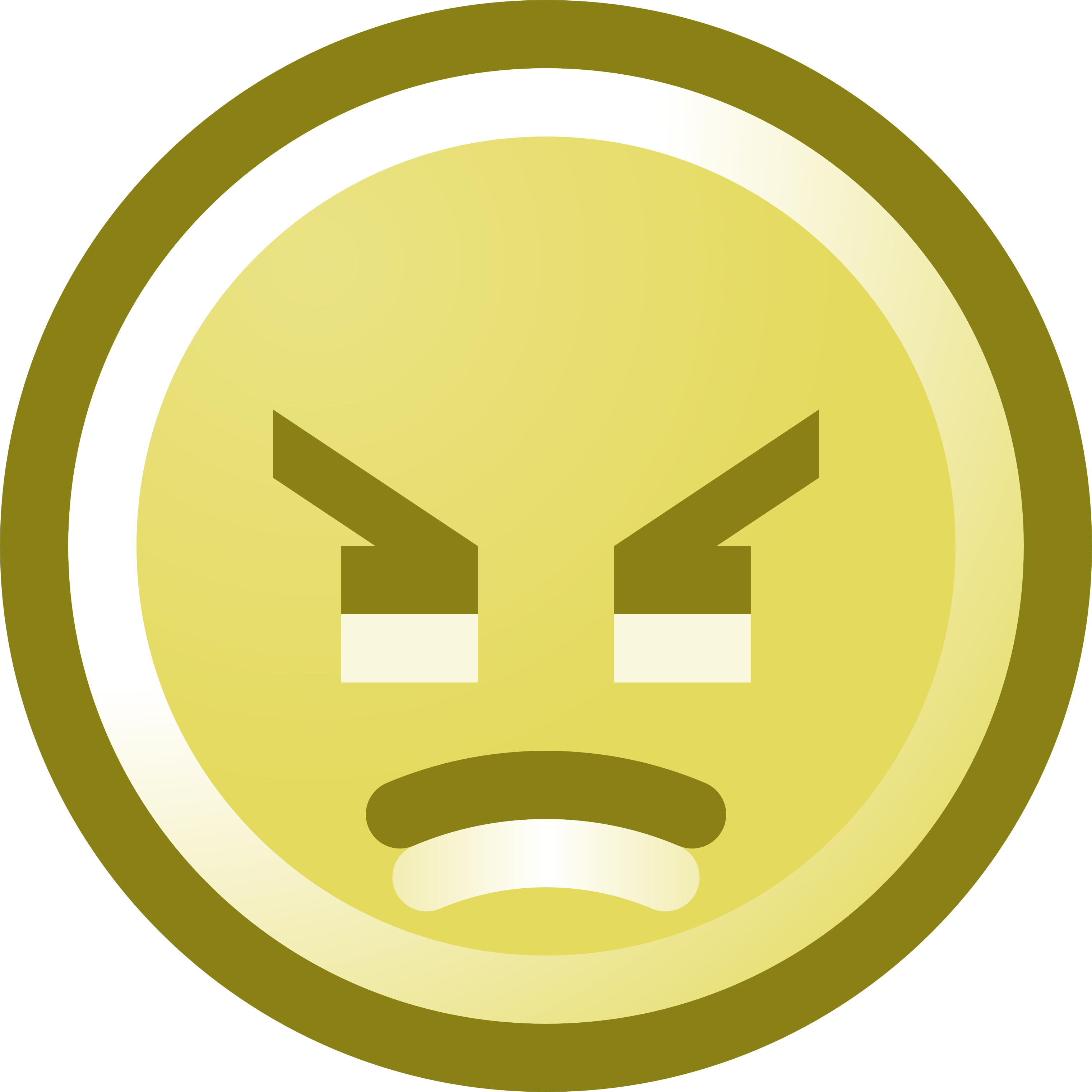 Grumpy Face Smiley Clipart - Free to use Clip Art Resource