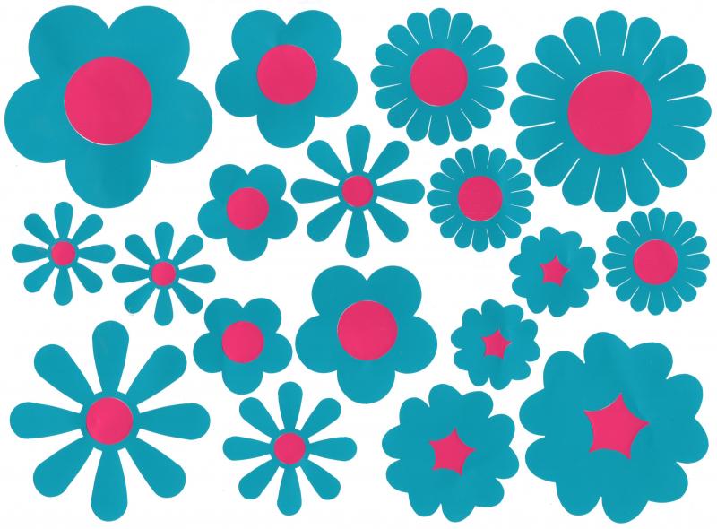 Mixed Flower Bed car stickers | Hippy Motors car stickers vinyl ...