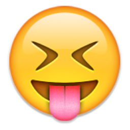 ð?? Face with Stuck-Out Tongue and Tightly-Closed Eyes Emoji (U+ ...