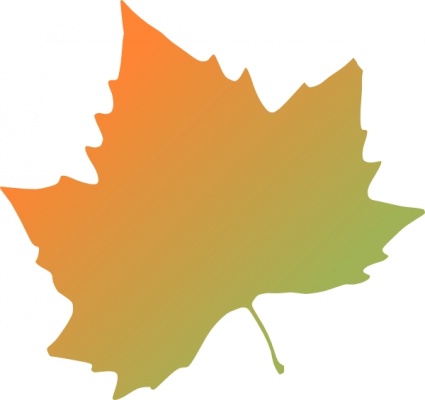 Sycamore tree leaf clipart