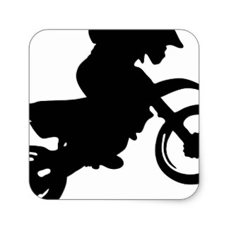 Bike Stunt Stickers | Zazzle