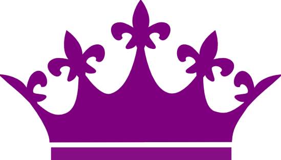 Purple tiara clip art