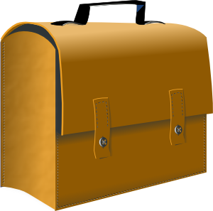 Leather Business Suitcase clip art - vector clip art online ...