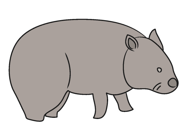 Clip Art Wombat