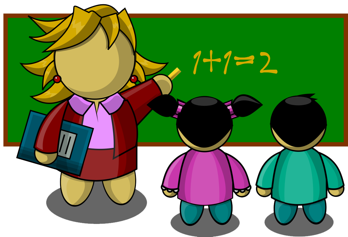 This education clip art where a teacher is teaching her students is free for personal or commercial use. This clip art is licensed under the Creative ...