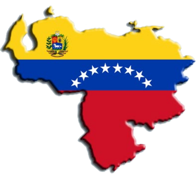 Mapa de Venezuela - Color de la Bandera PSD, vector graphic ...