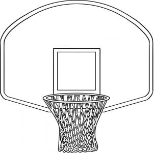 Cartoon Basketball Hoops