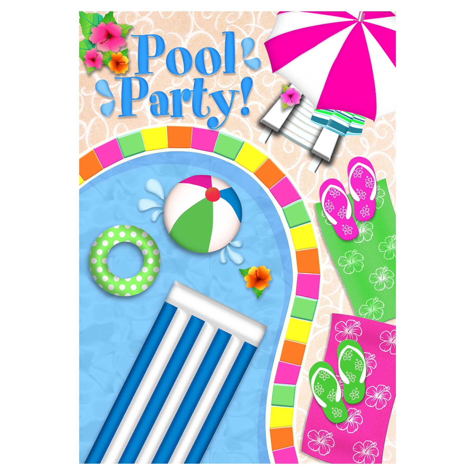 Free Pool Party Clip Art