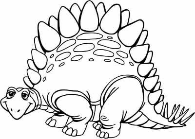 Stegosaurus Outline