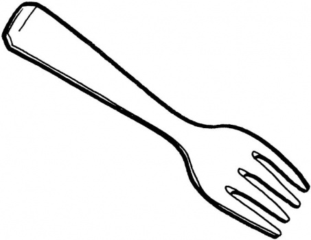 forks Colouring Pages