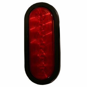 Blazer/6 in. red LED oval diode stop, tail and turn light (C569RK ...