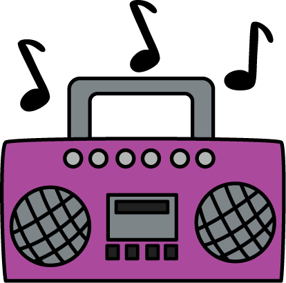 Boom box clip art