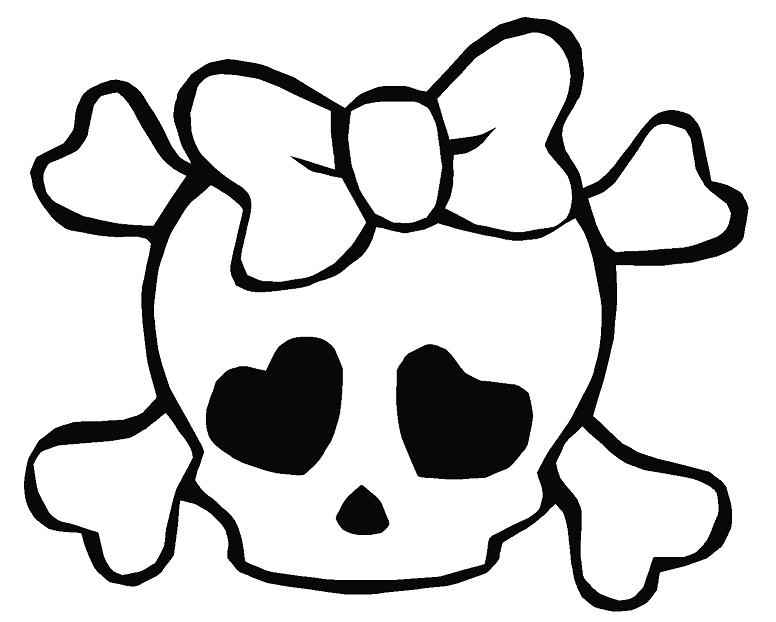 Skull Coloring Pages For Kids Print And Color The Pictures ...