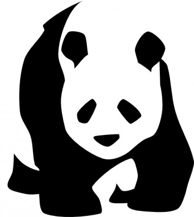 Cute giant panda bear free clip art - dbclipart.com